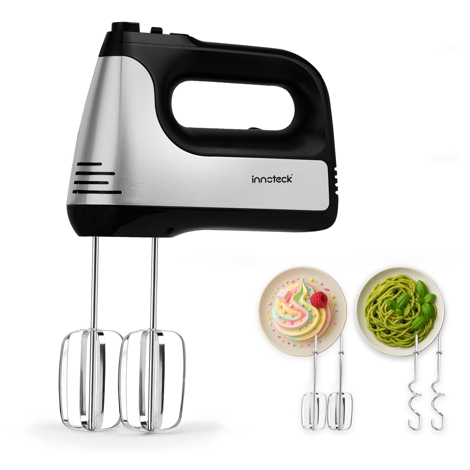 ソフテック softech Inner City Beater 5’4 TWIN Hand Mixer 5 Speed Turbo with Stainless Steel Beaters | Innoteck