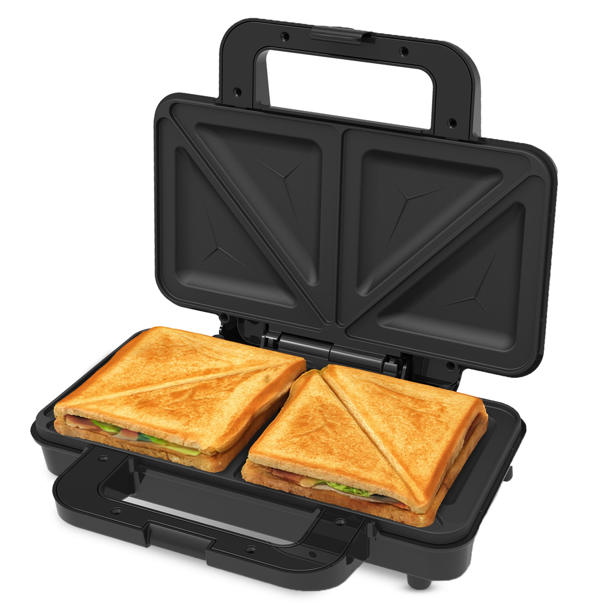 Deep Fill 2-Slice Sandwich Toaster with Non-Stick Plates