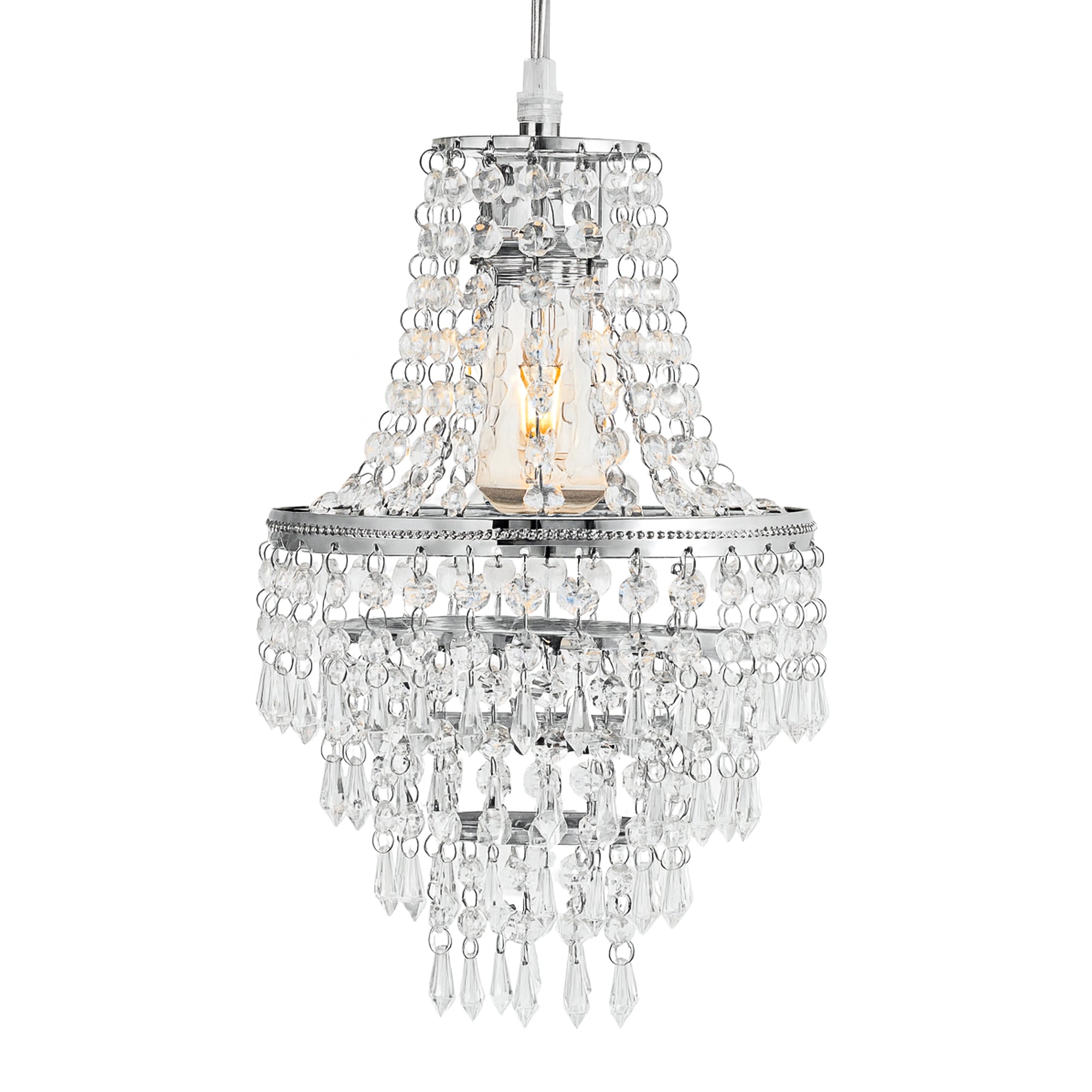 Acrylic Teardrop Pendant Lampshade