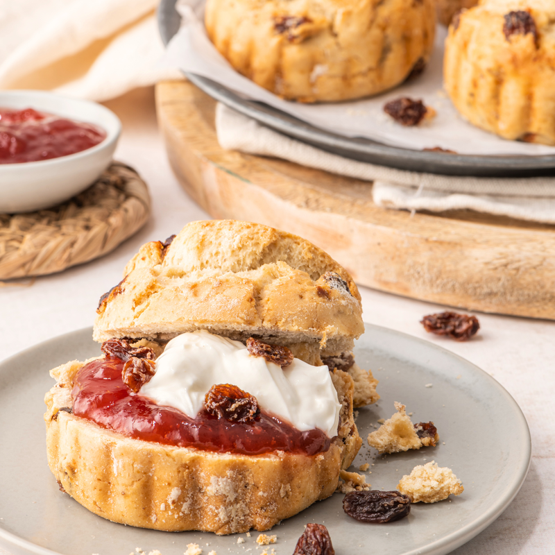 British Scones with Clotted Cream
