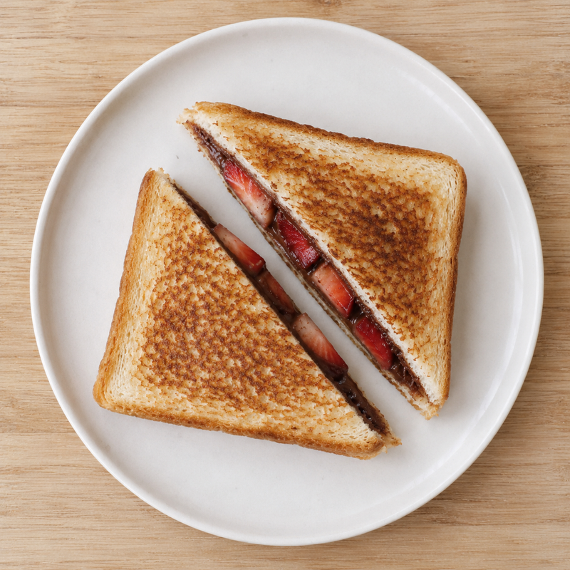 Chocolate & Strawberry Toastie