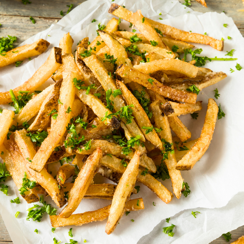 Crispy Garlic Parmesan Fries