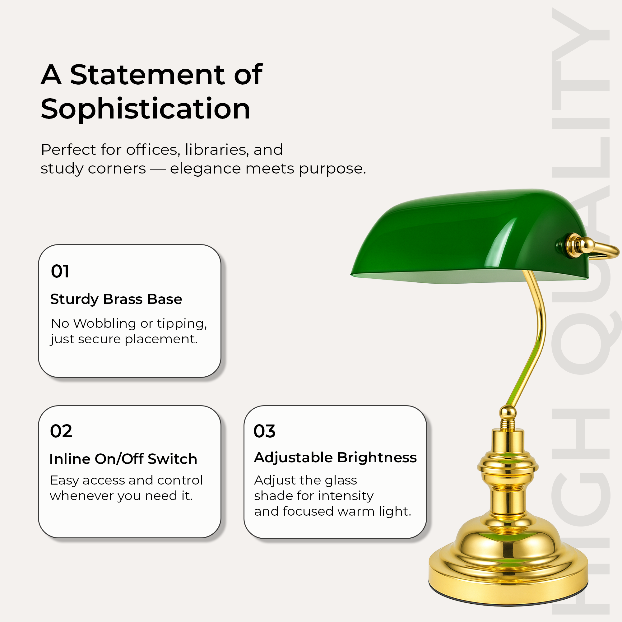 Classic Banker Table Lamp