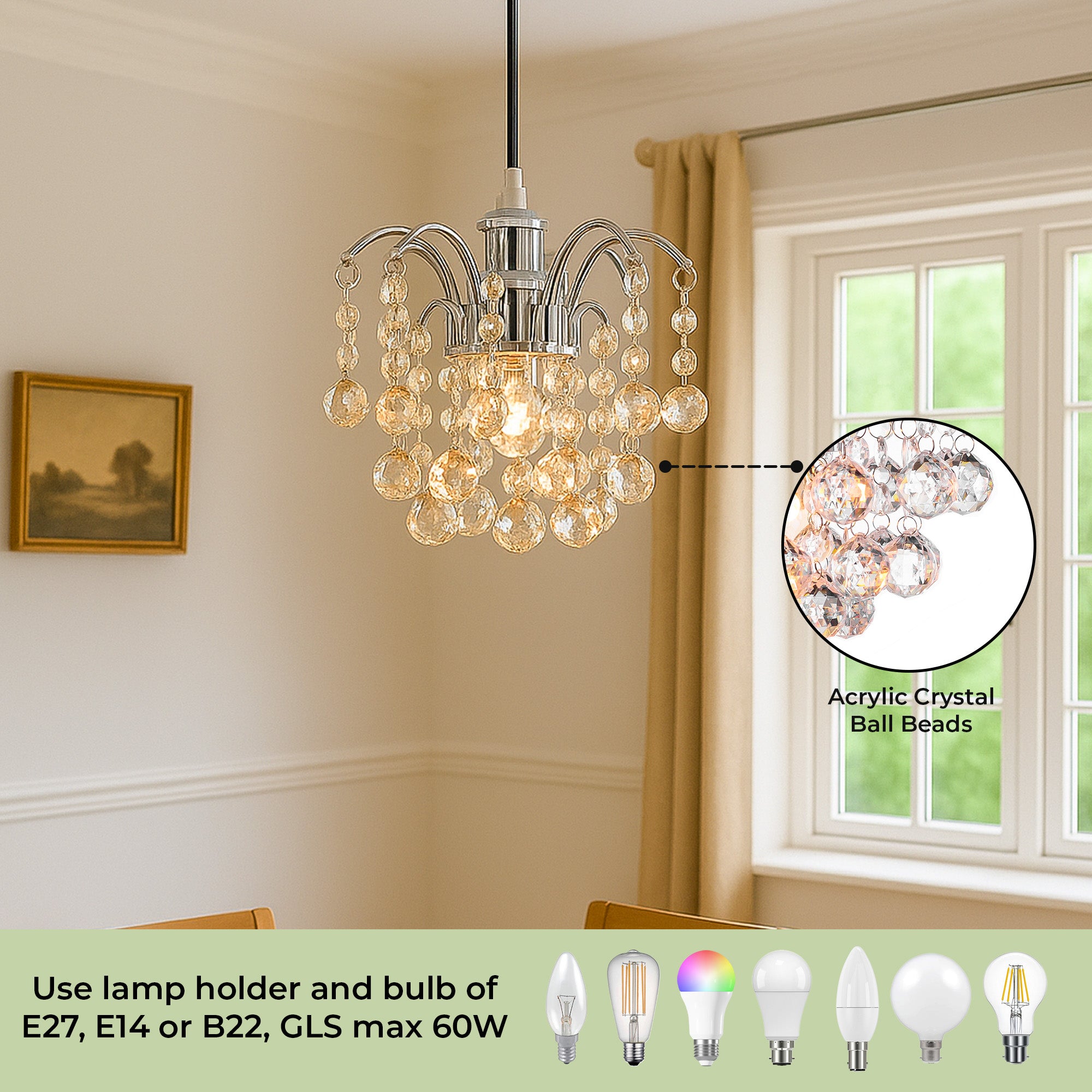 Oriel Pendant Ceiling Light Shade