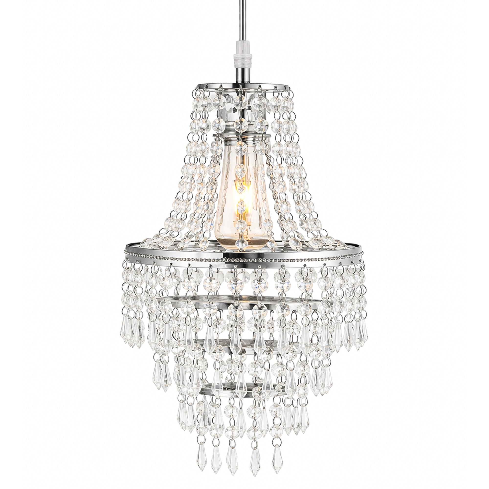 Acrylic Teardrop Pendant Lampshade