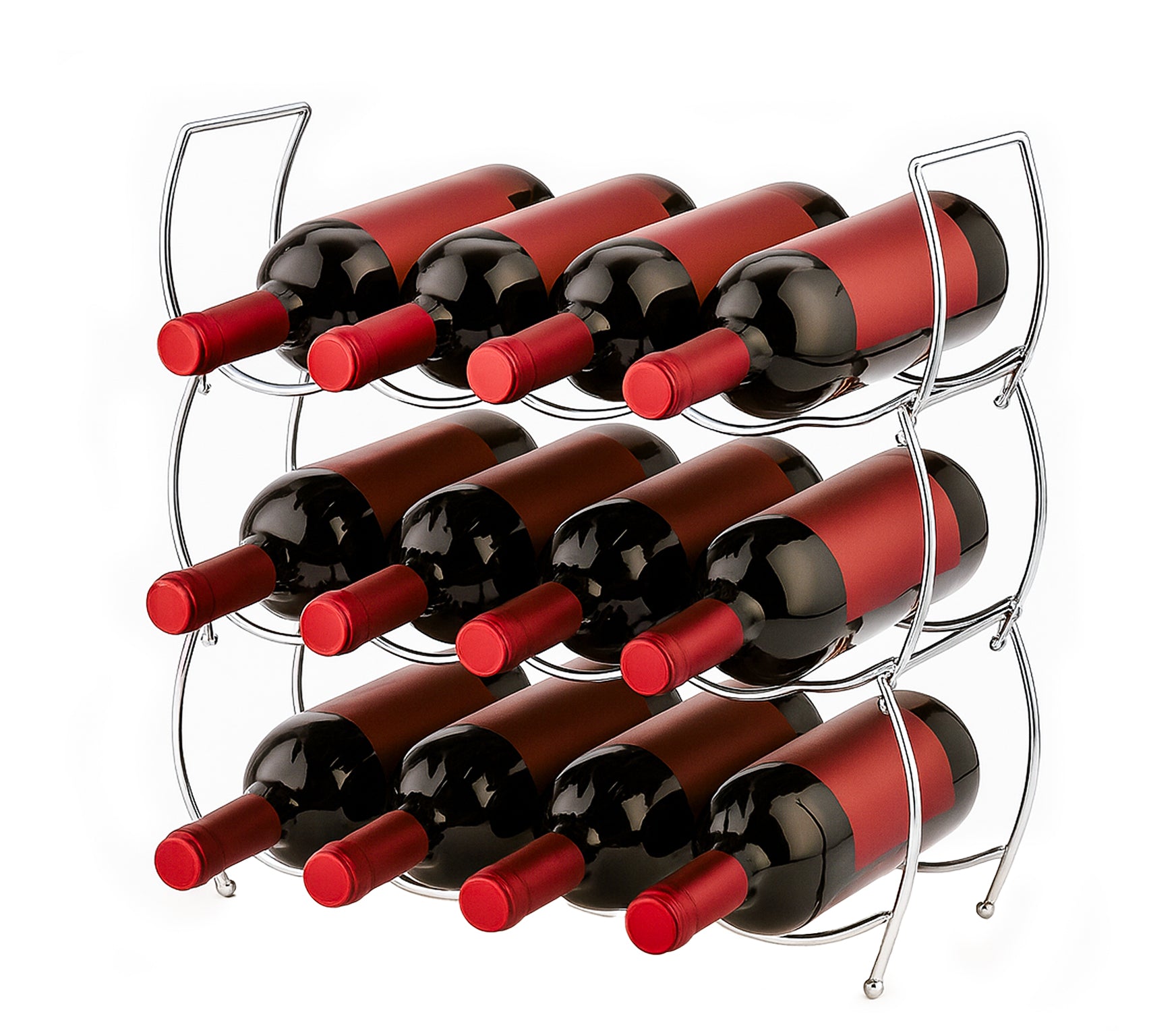 3 Tier Stackable Wine Rack