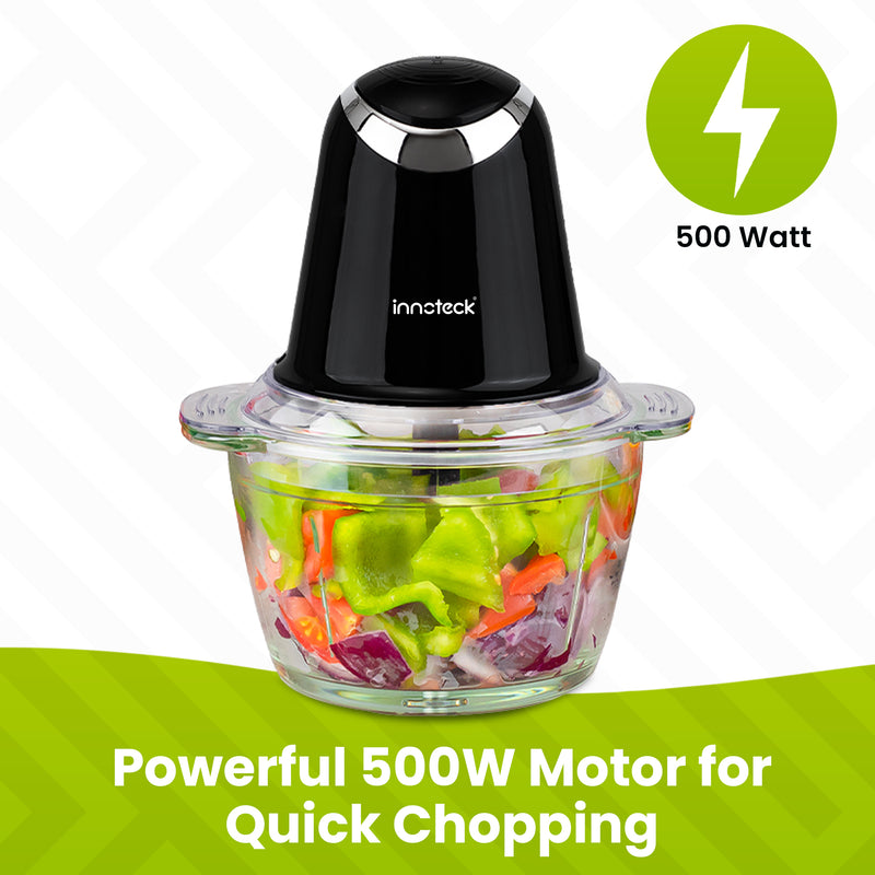 Innoteck mini chopper back view with cord