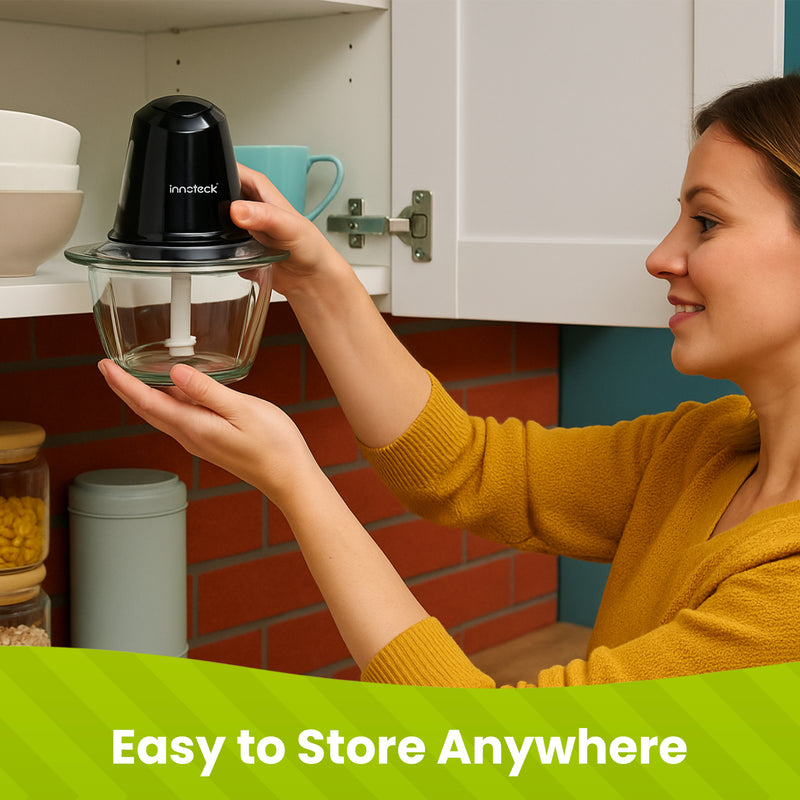 Innoteck mini chopper top open view