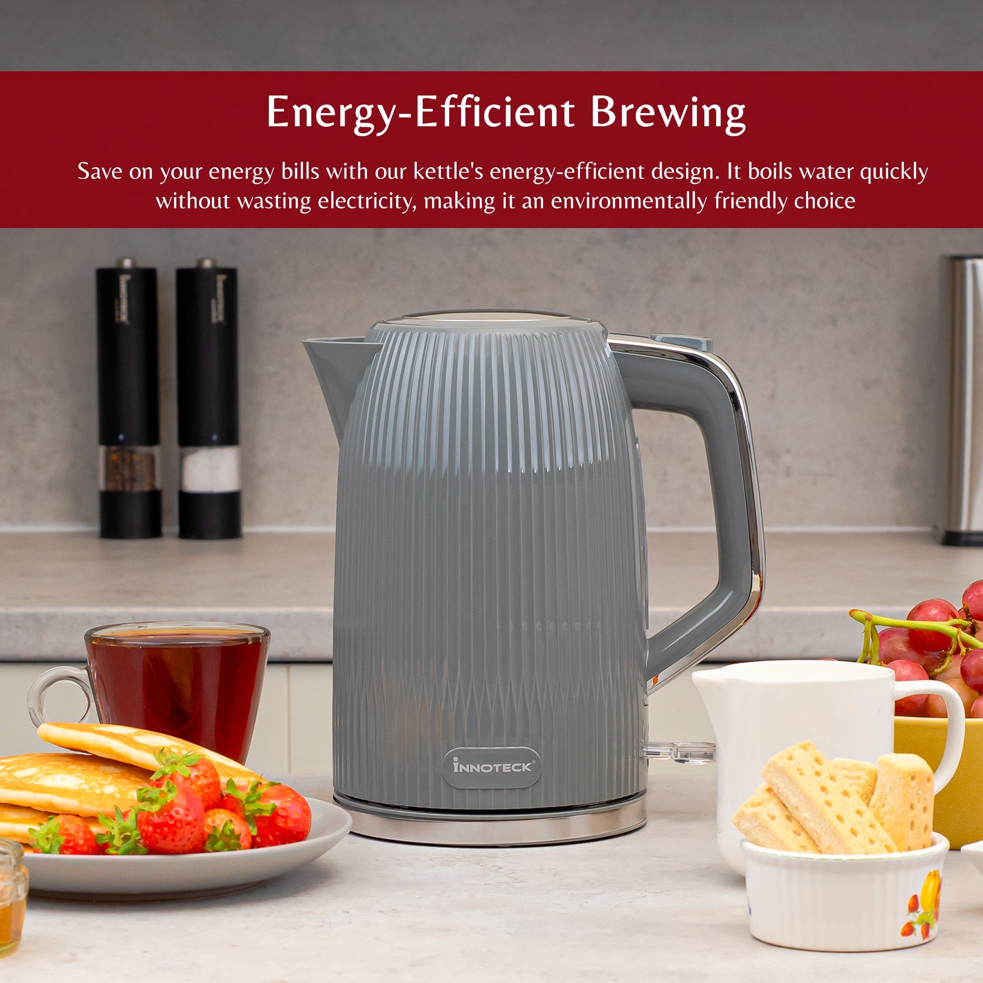 Electric Kettle: Fast Boil Stylish Design