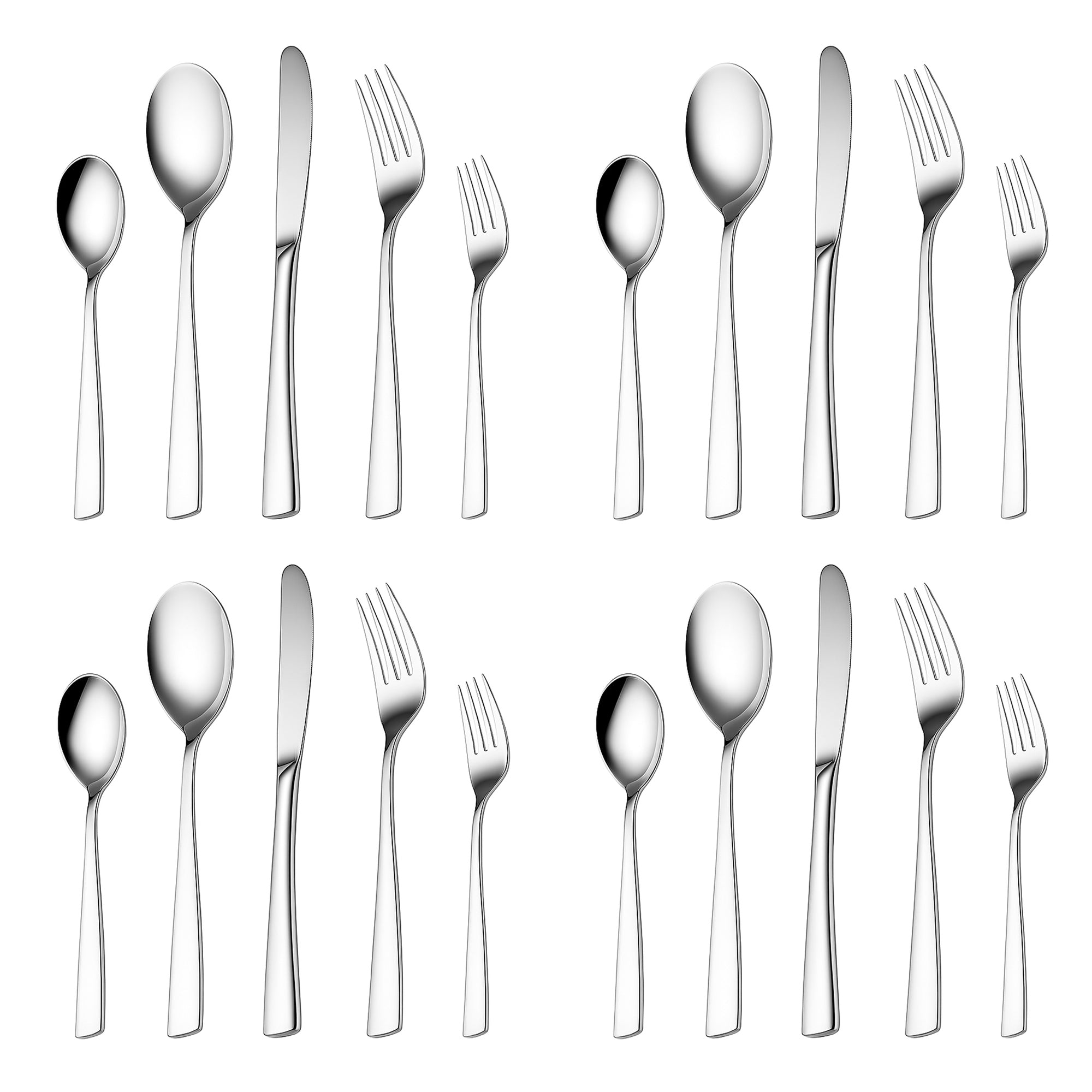 20 Pc Stainless Steel Cutlery Set