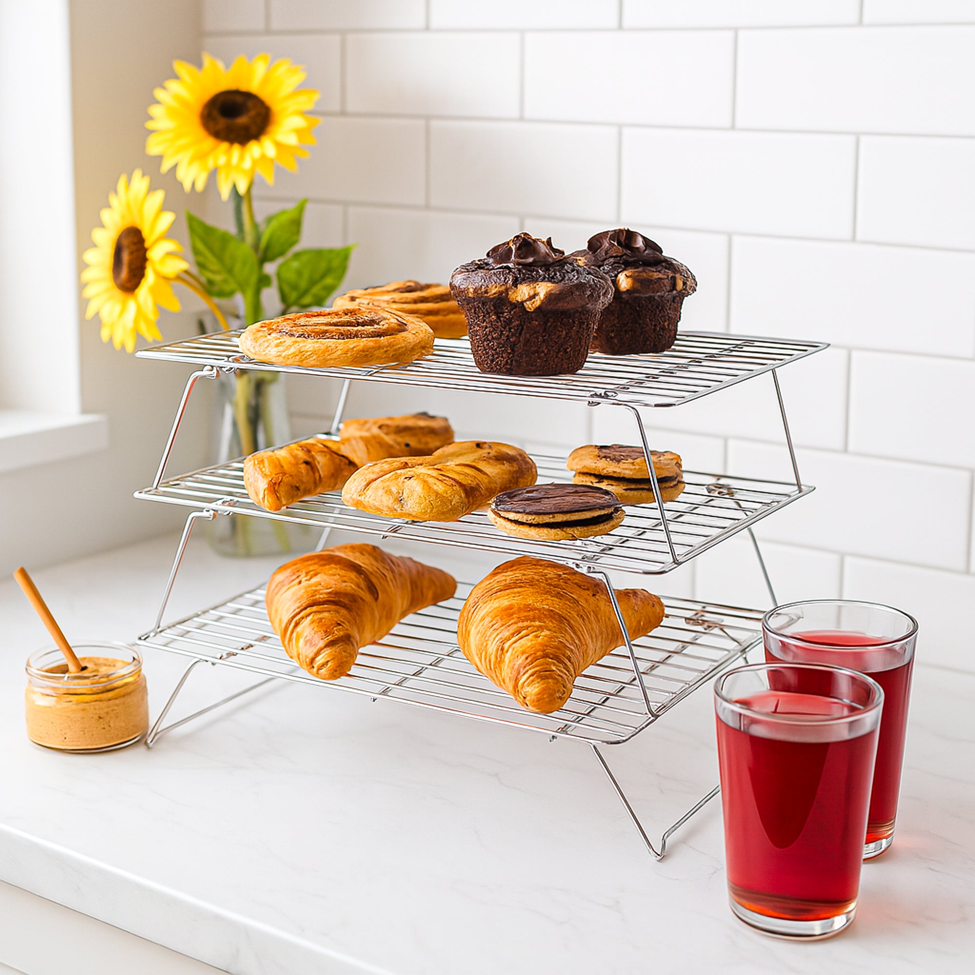 3-Tier Versatile Cake Cooling Rack