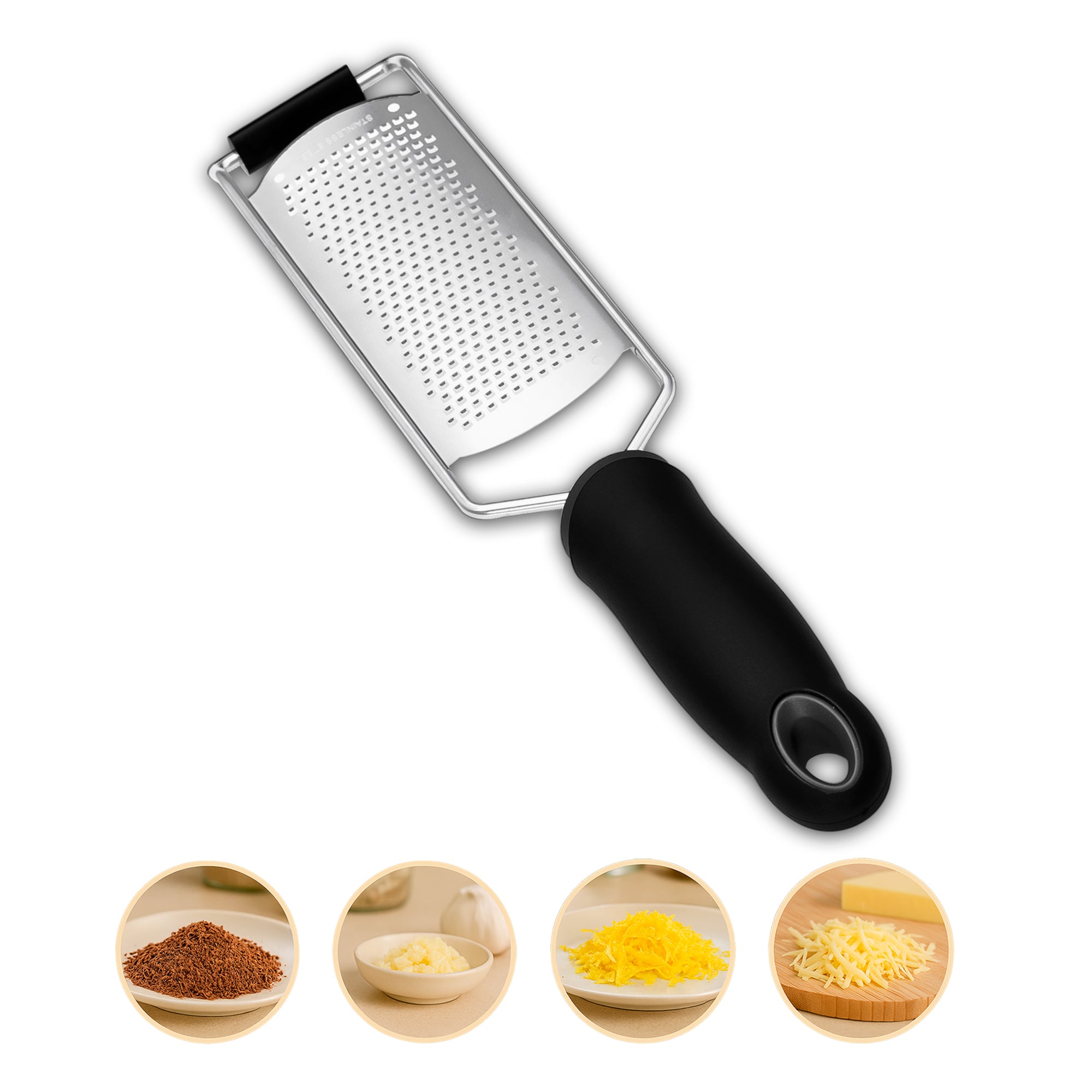 Stainless Steel Fine Grater with Protective Case