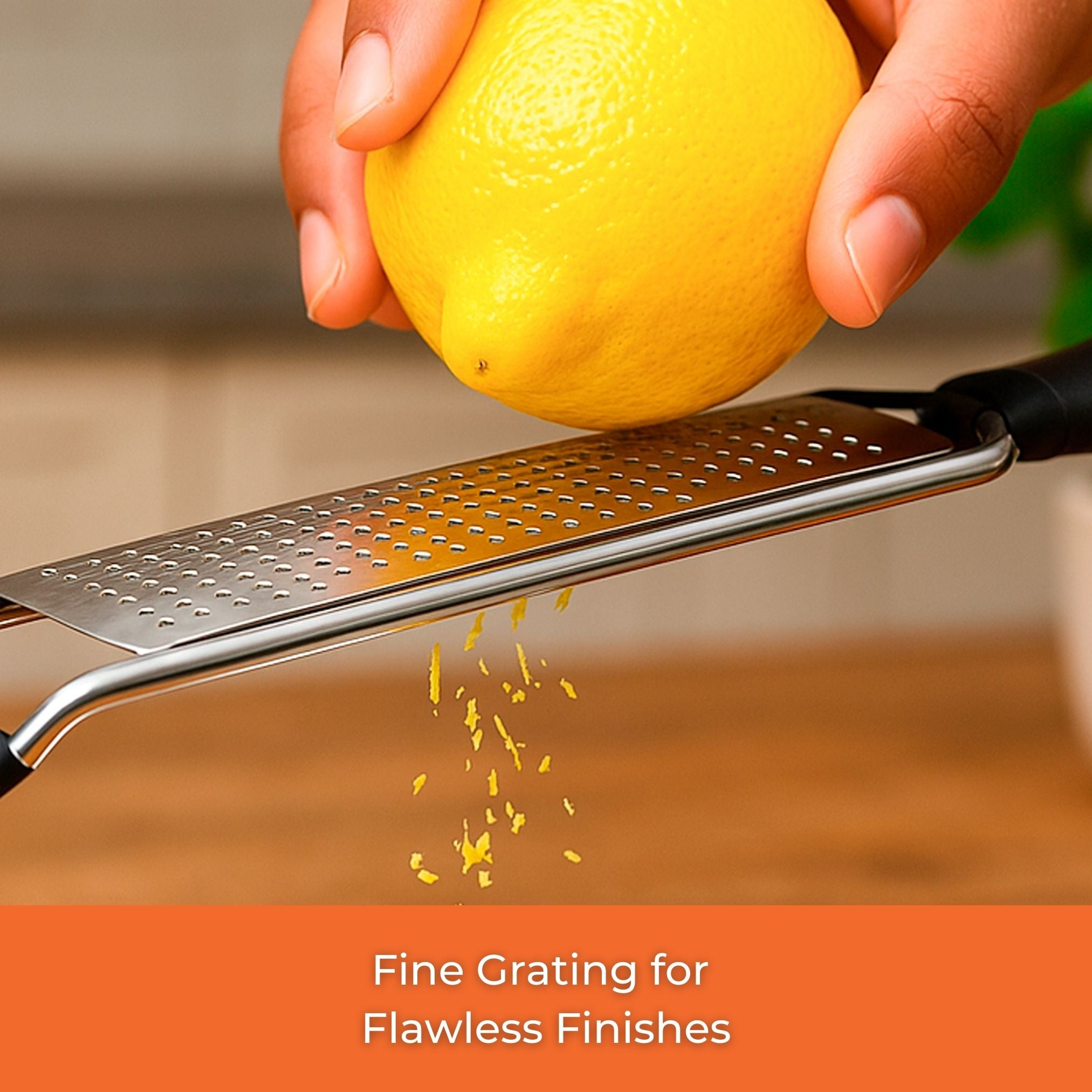 Stainless Steel Fine Grater zesting lemon