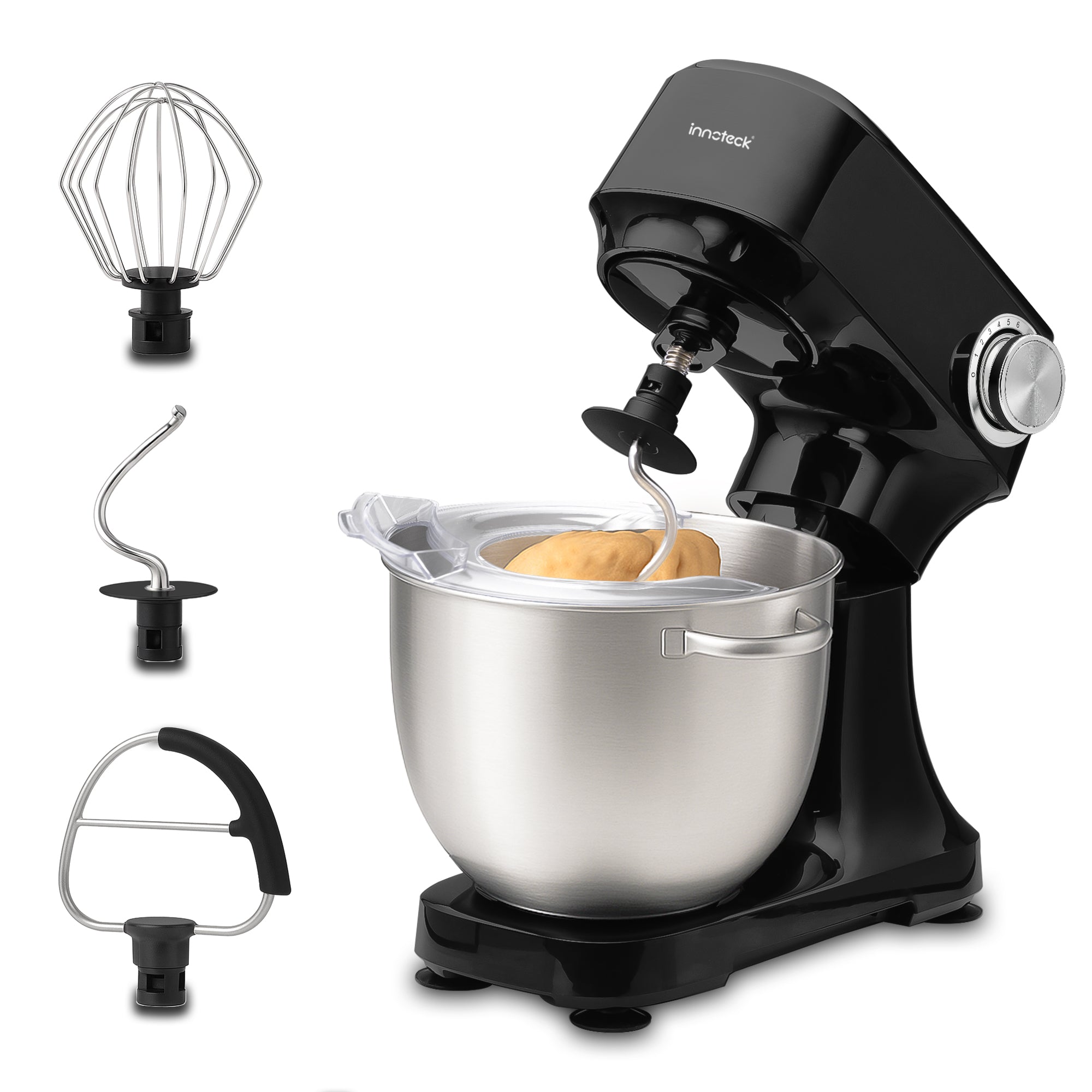 4.5L Stand Mixer – 600 W, 12-Speed, Stainless Steel Bowl