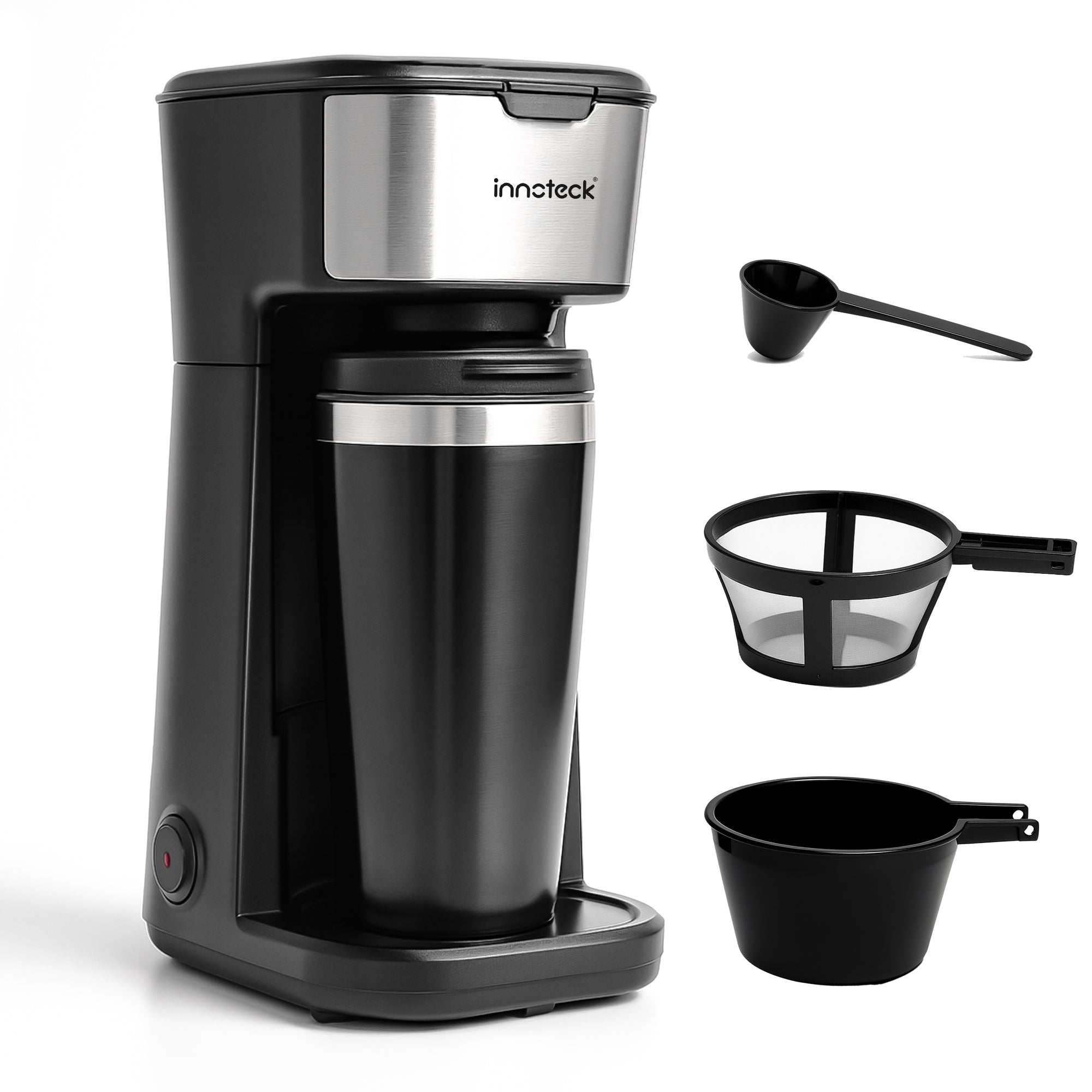 Brew & Go Filter Coffee Maker With 420ml Stainless-Steel Travel Cup