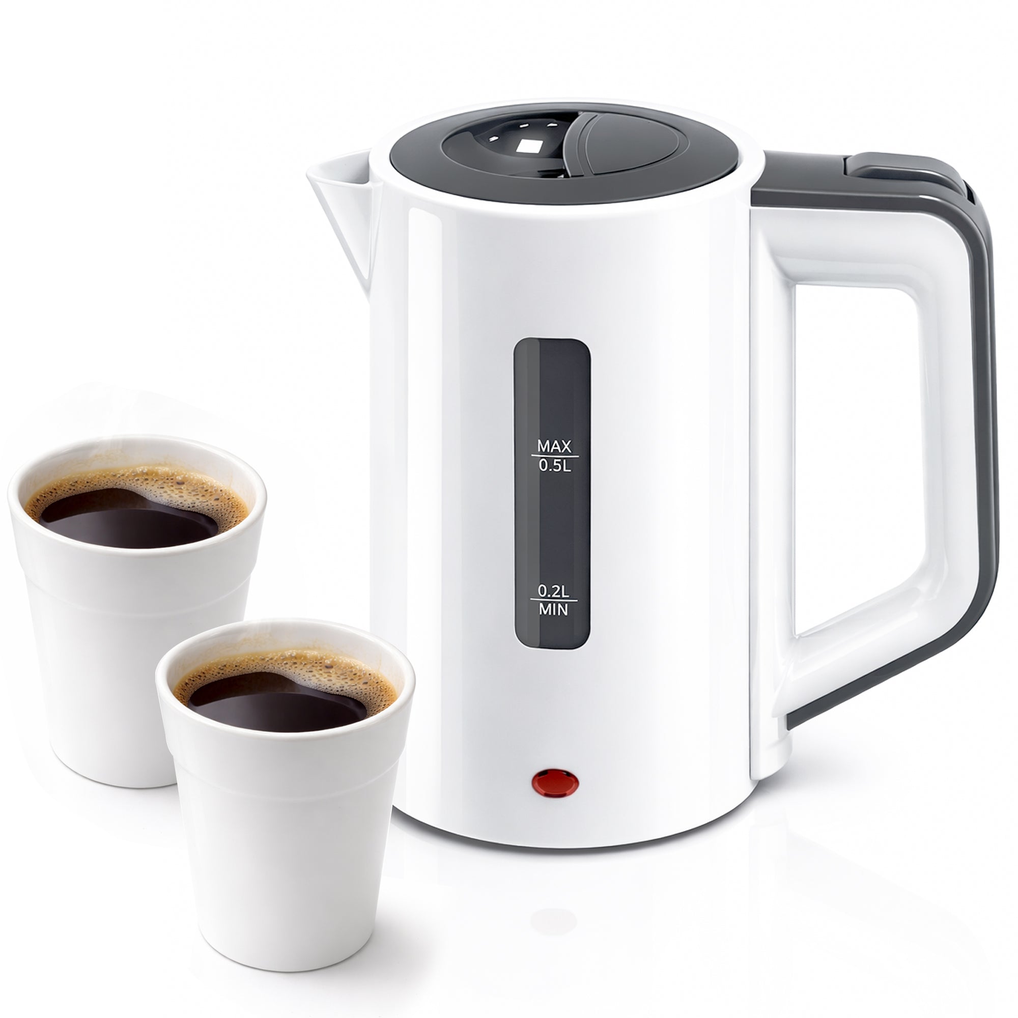 Portable 0.5L Mini Travel Kettle With Dual Voltage