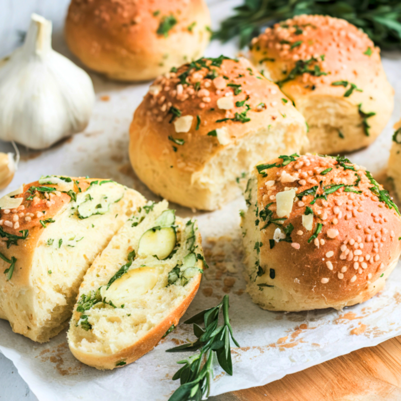 Garlic & Herb Bread Rolls