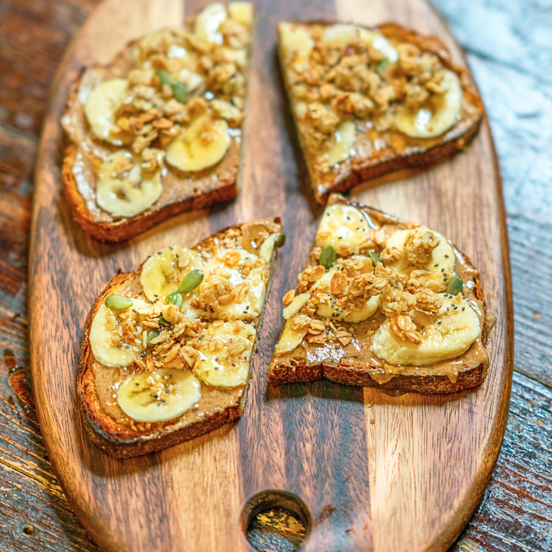 Peanut Butter & Banana Toast