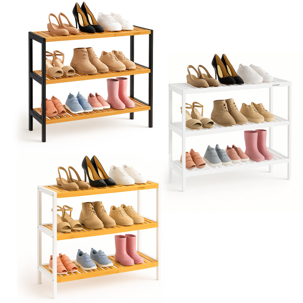 Boot And Shoe Rack Storage Boot Storage & Bamboo Shoe Racks | Innoteck