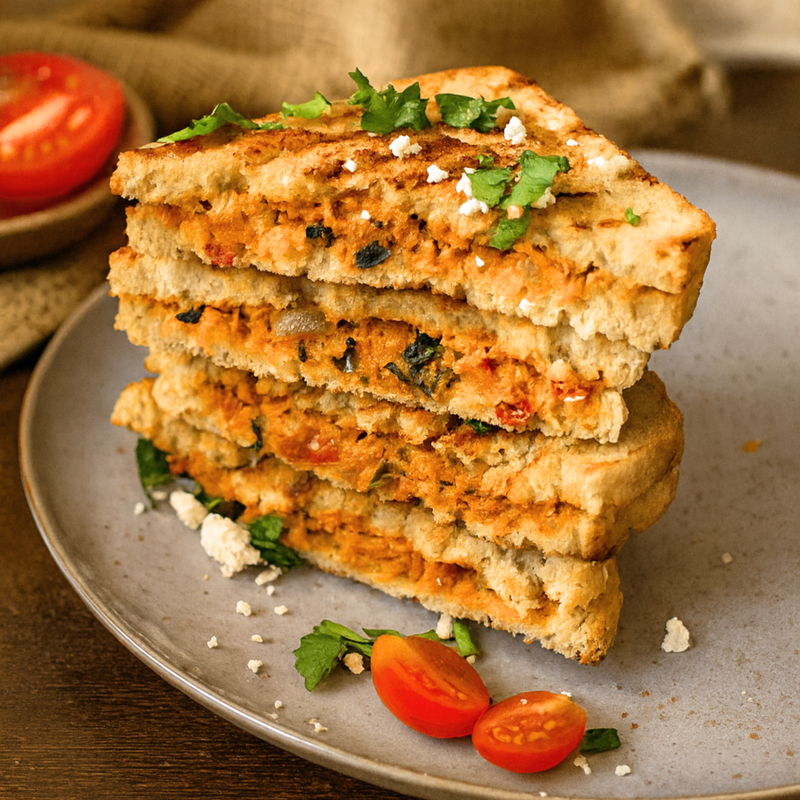 Spicy Paneer Masala Toastie