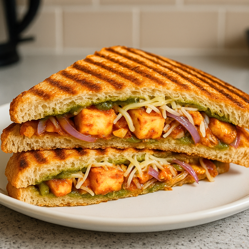 Spicy Paneer Panini