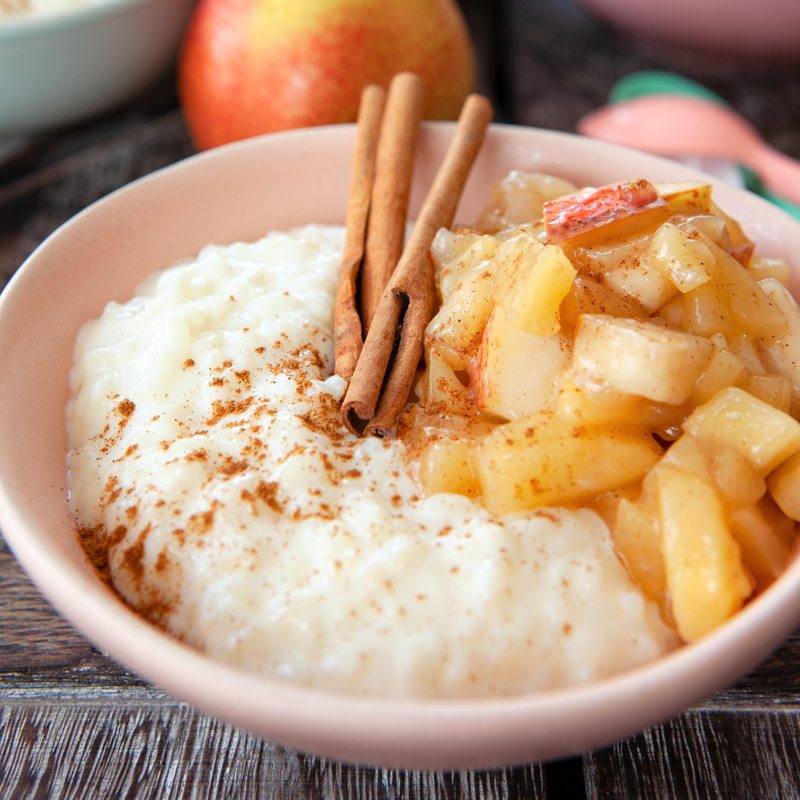Steamed Apple & Cinnamon Pudding