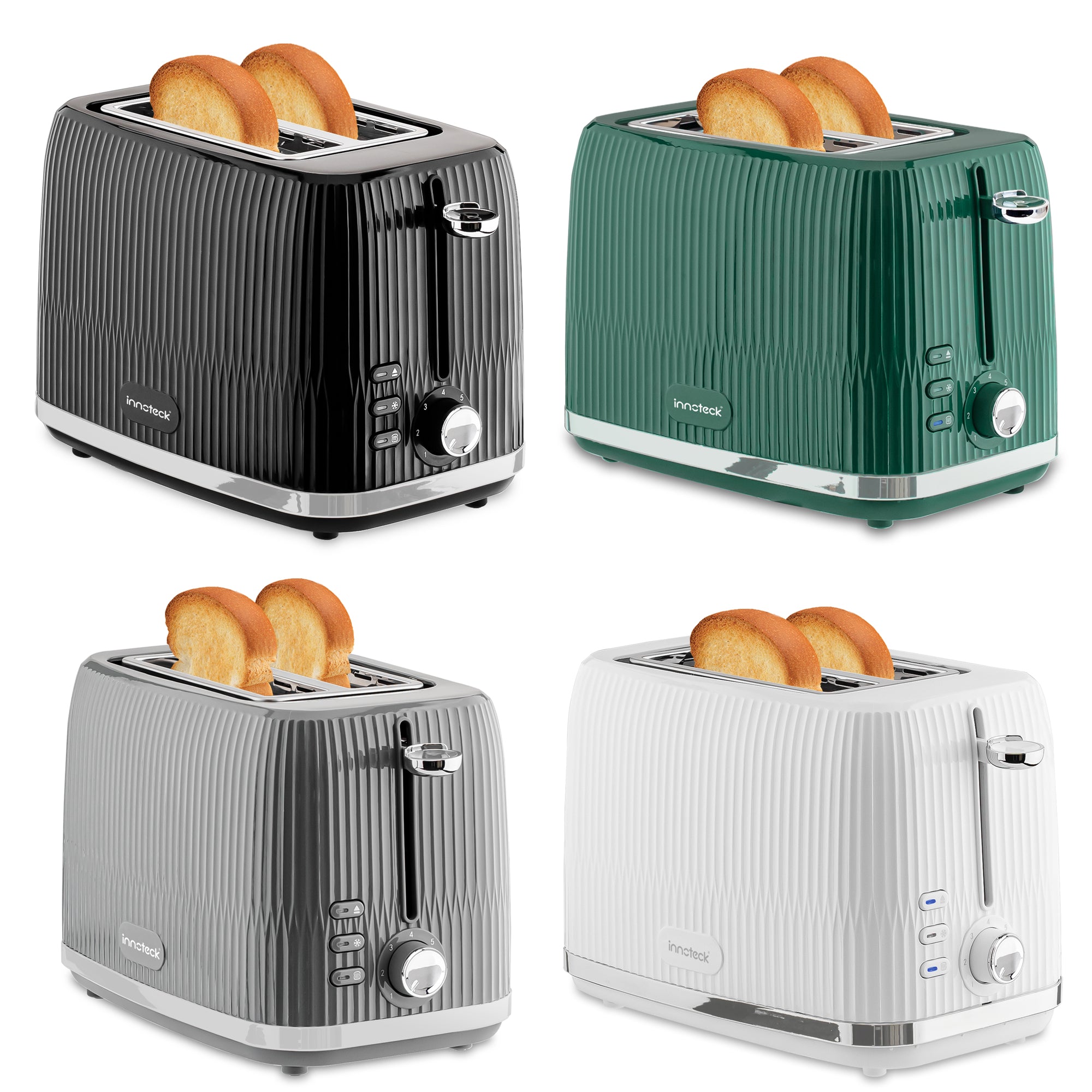 Rigged 2 Slice Toaster with 7 Browning Controls