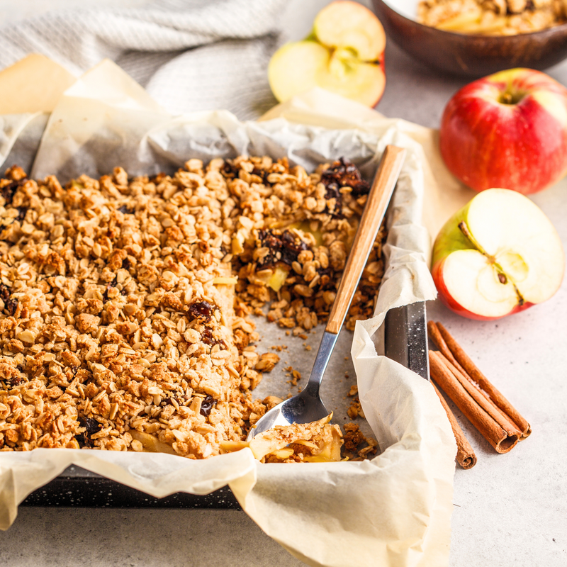 Air-Fried Apple Crumble