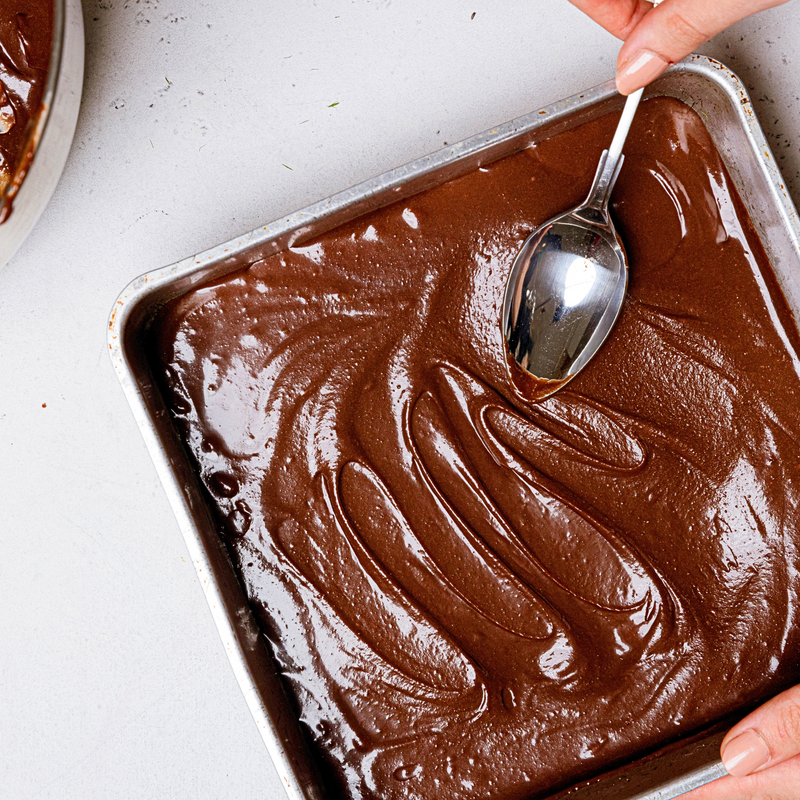 Velvety Chocolate Cake Batter